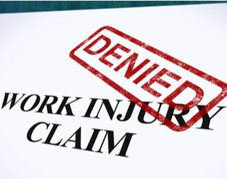 work injury claim denied