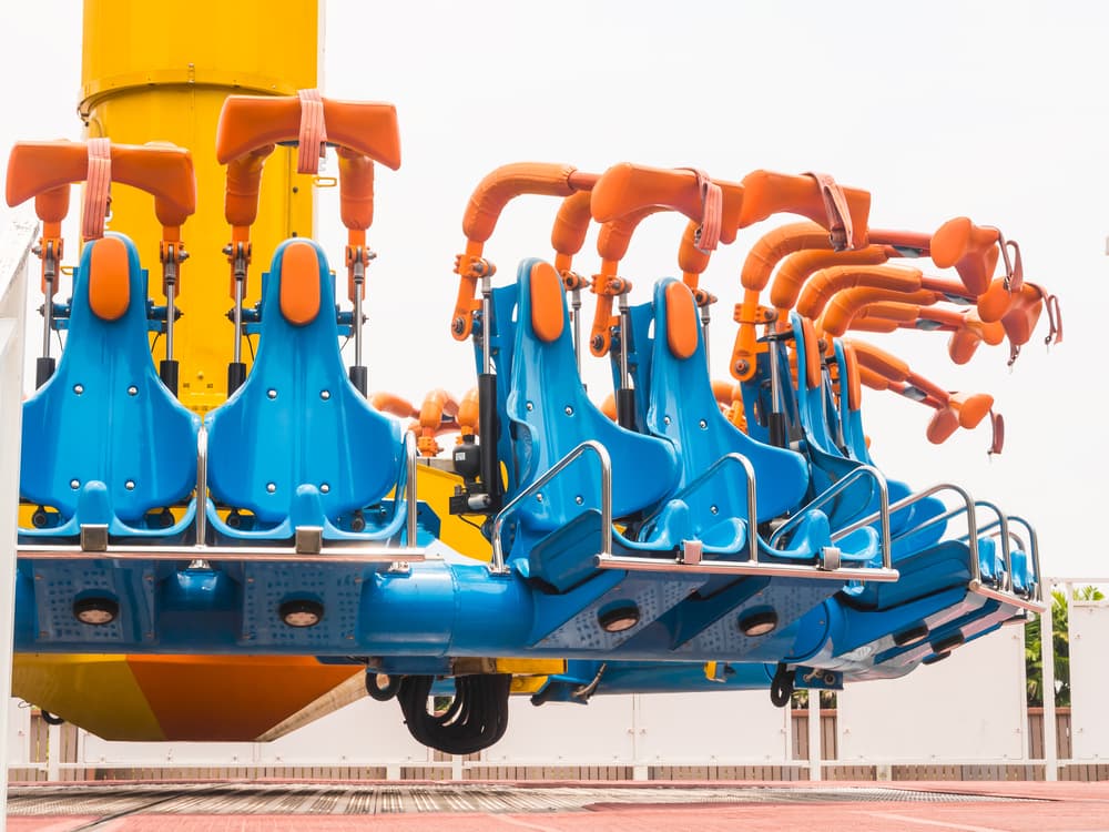 amusement park ride seats